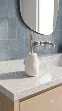 Hugging Couple Toothbrush Holder – Cute His & Hers Bathroom Decor, 3D Printed 20