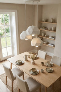 Modern Geometric 3-Light Pendant Ceiling Light – Contemporary Cluster Hanging Fixture 9
