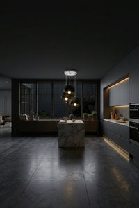 Modern Geometric 3-Light Pendant Ceiling Light – Contemporary Cluster Hanging Fixture 5