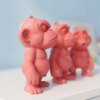 Curious Monkey Figurine Set (3-Piece) — Playful Sculptural Decor 4