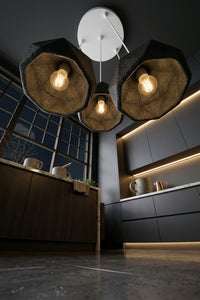 Modern Geometric 3-Light Pendant Ceiling Light – Contemporary Cluster Hanging Fixture 2