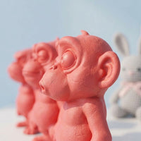 Curious Monkey Figurine Set (3-Piece) — Playful Sculptural Decor 5