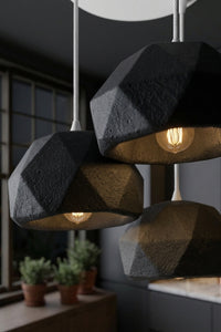 Modern Geometric 3-Light Pendant Ceiling Light – Contemporary Cluster Hanging Fixture 7