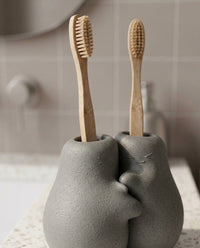 Hugging Couple Toothbrush Holder – Cute His & Hers Bathroom Decor, 3D Printed 17