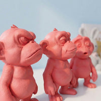 Curious Monkey Figurine Set (3-Piece) — Playful Sculptural Decor 9