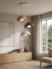 3-Light Moon Dome Pendant Chandelier — Sculptural Modern Lighting 3