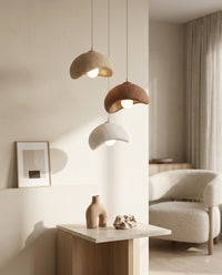 3-Light Moon Dome Pendant Chandelier — Sculptural Modern Lighting 4